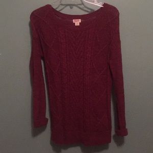 Red sweater